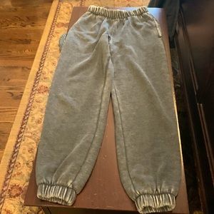 Gray sweatpants size xs